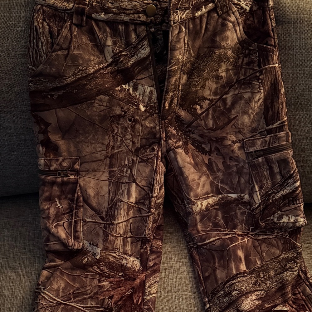 Camouflage lined pants